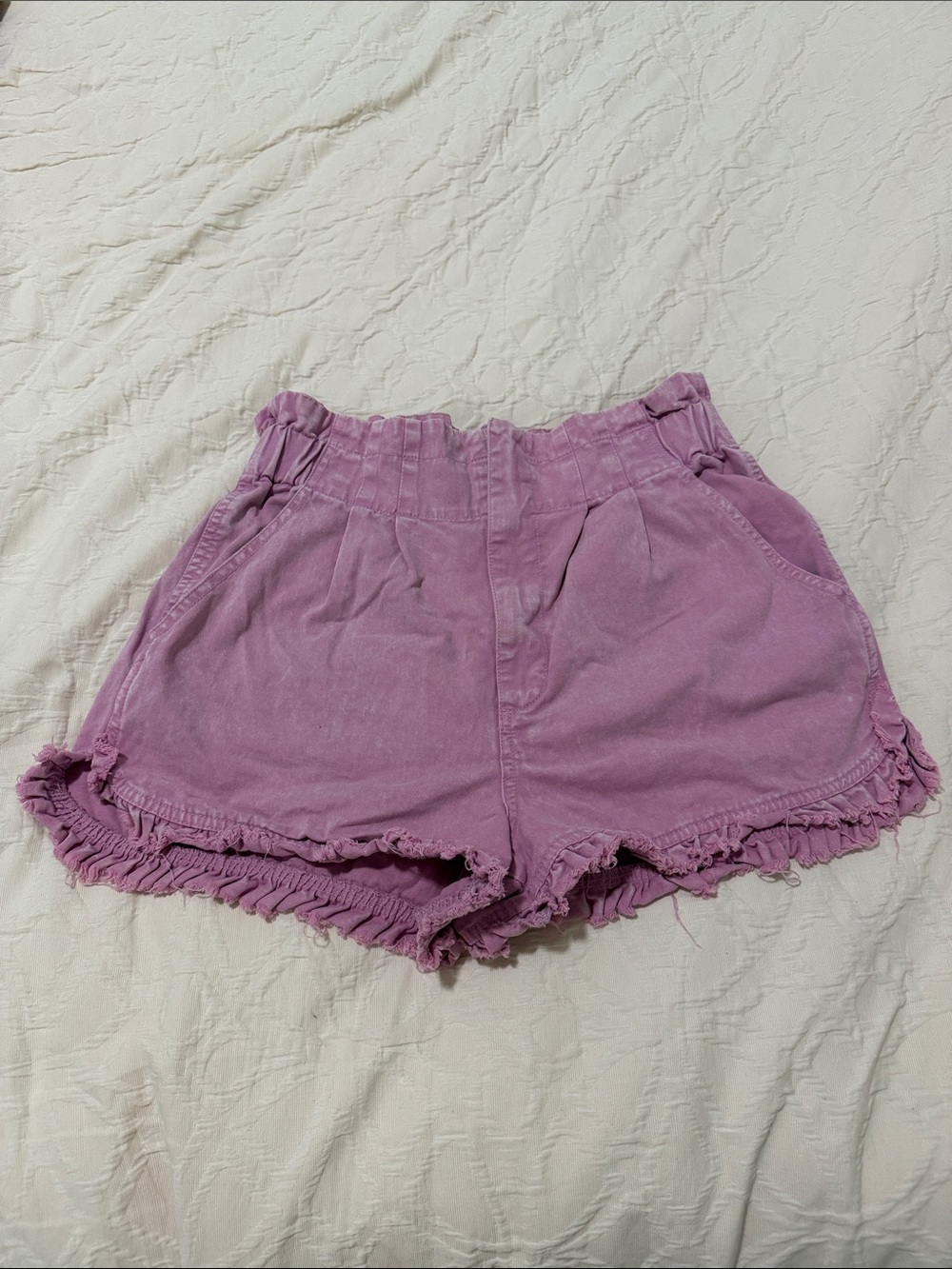 Women’s Pink High-Waisted Shorts